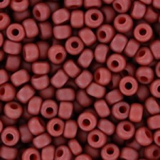Miyuki rocailles Perlen 8/0 - Matted opaque terra cotta 8-2315